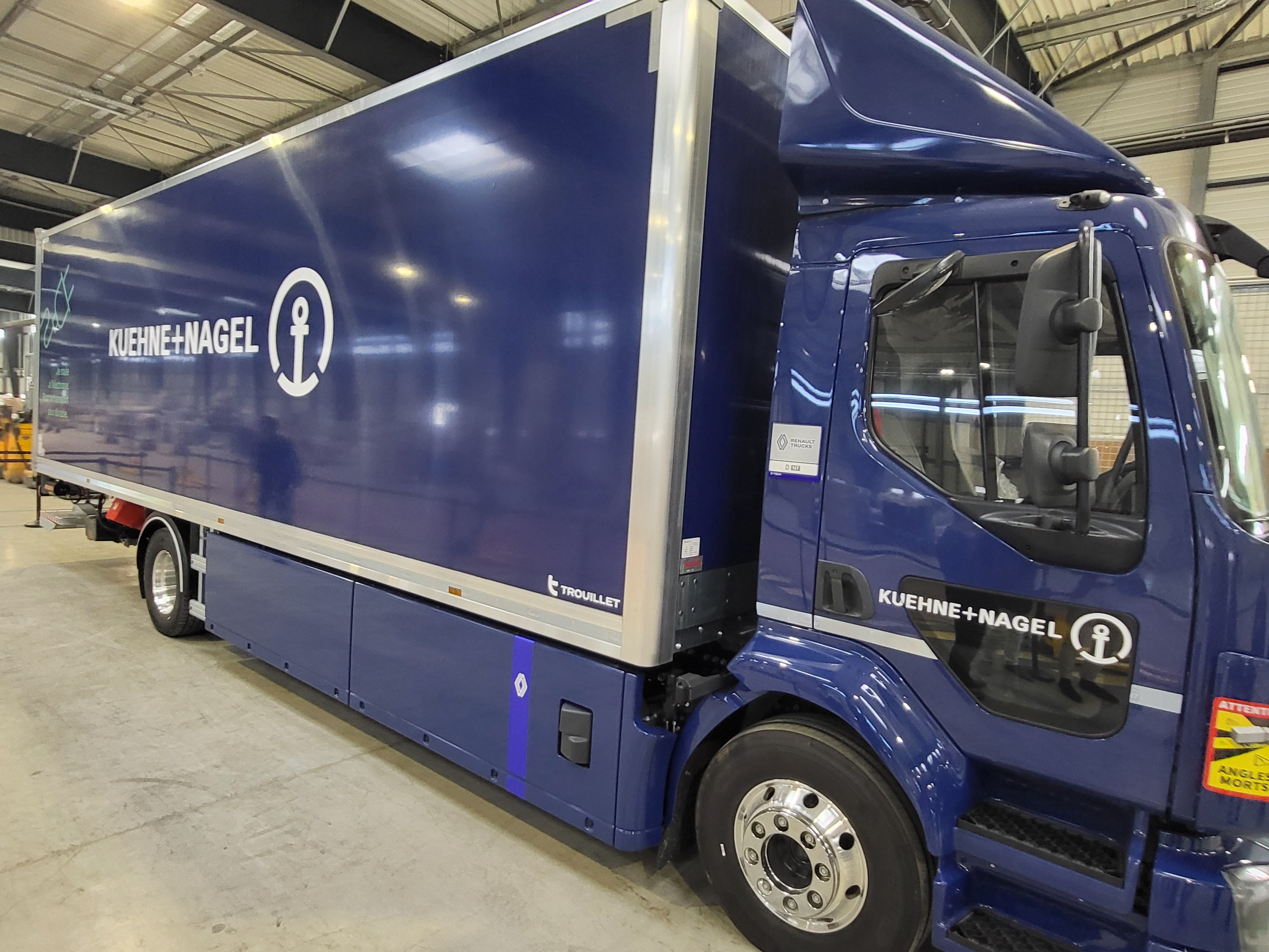 Le site toulousain est déjà équipé de trois camions électriques. (Photo : Anthony Assémat - Entreprises Occitanie)