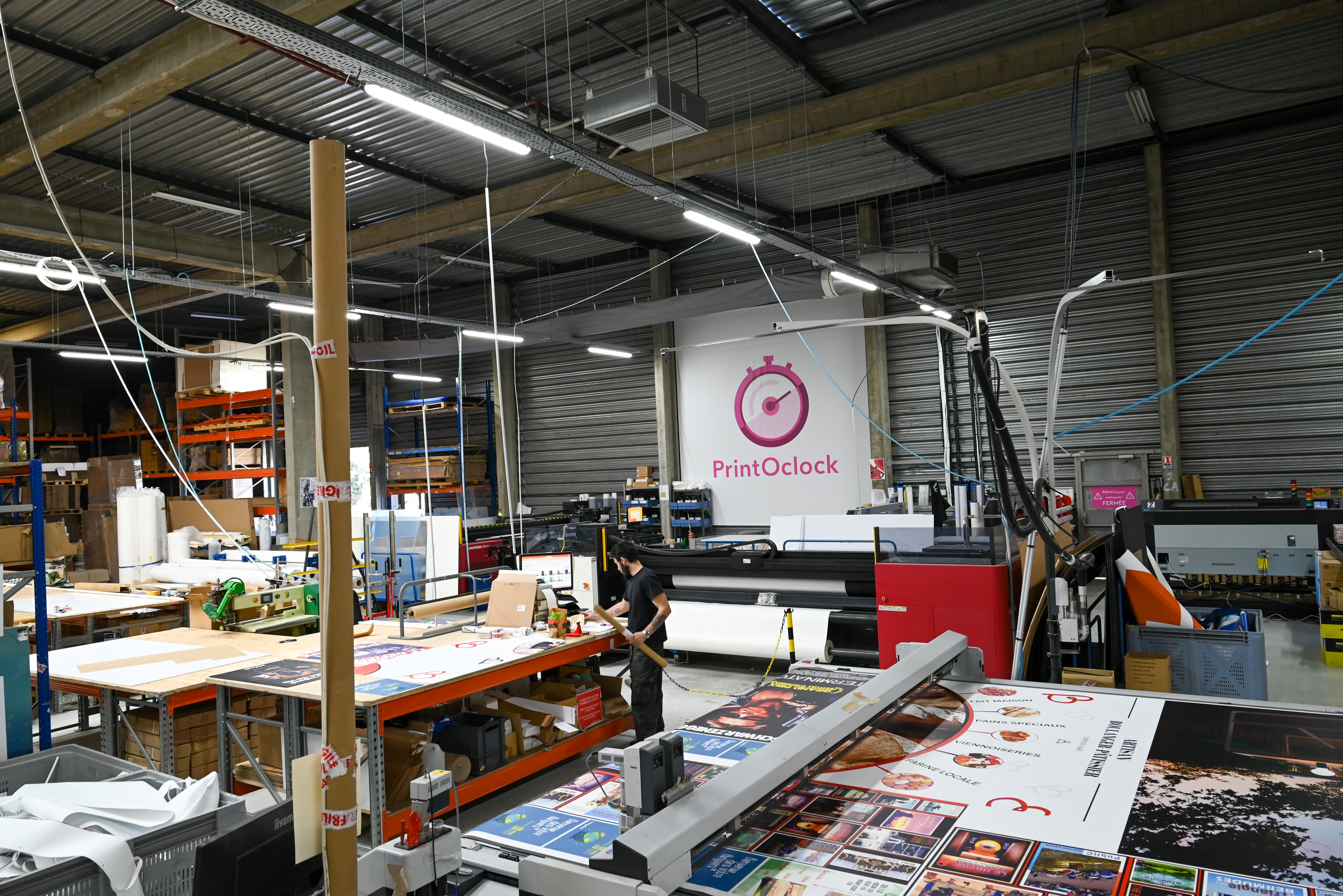 Print O'Clock devrait bientôt dépasser le cap des 100 salariés. (Photo : Anthony Assémat - Entreprises Occitanie)