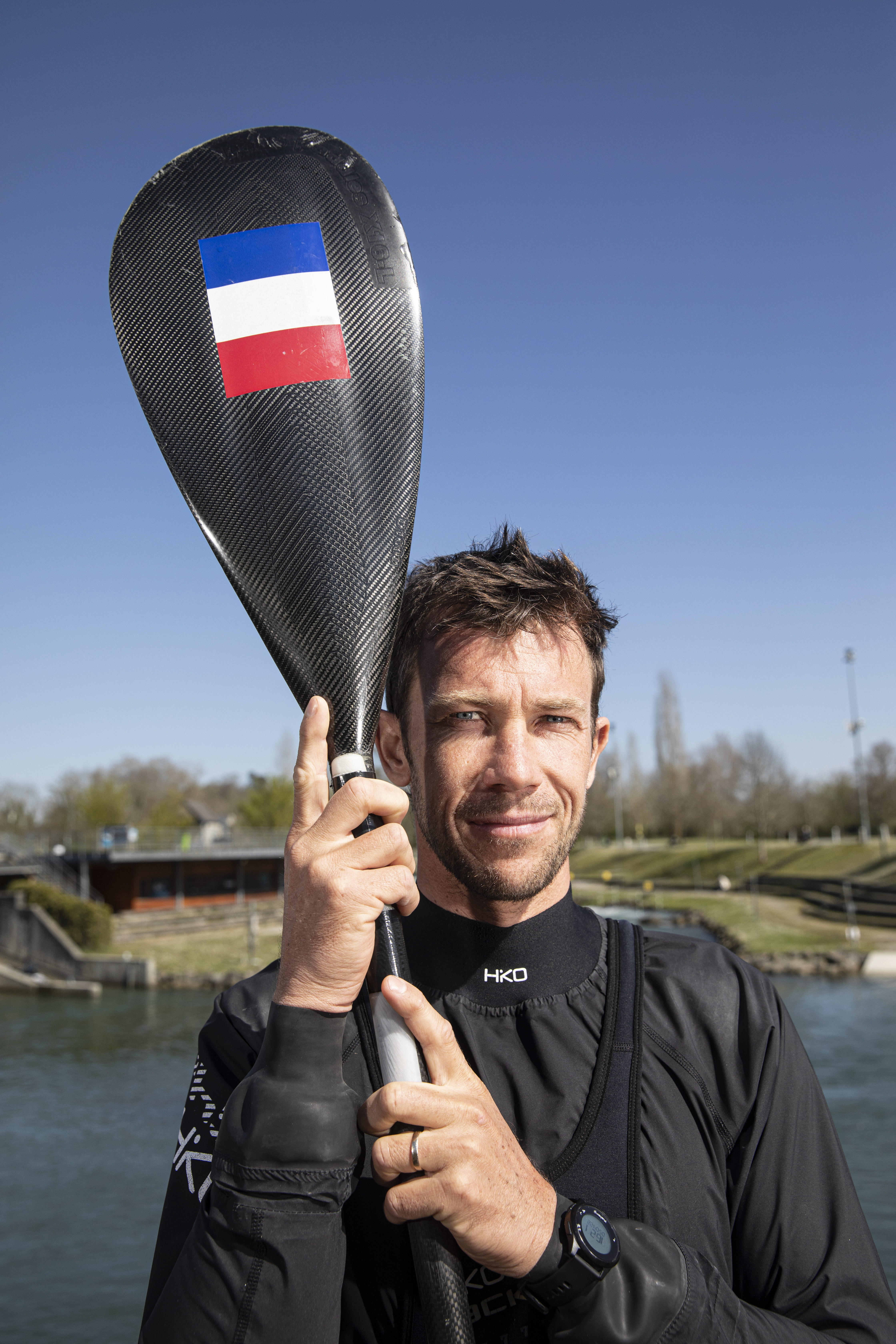 Boris Neveu va concourir dans l'épreuve de canoë-kayak. (Photo : Frédéric Maligne)