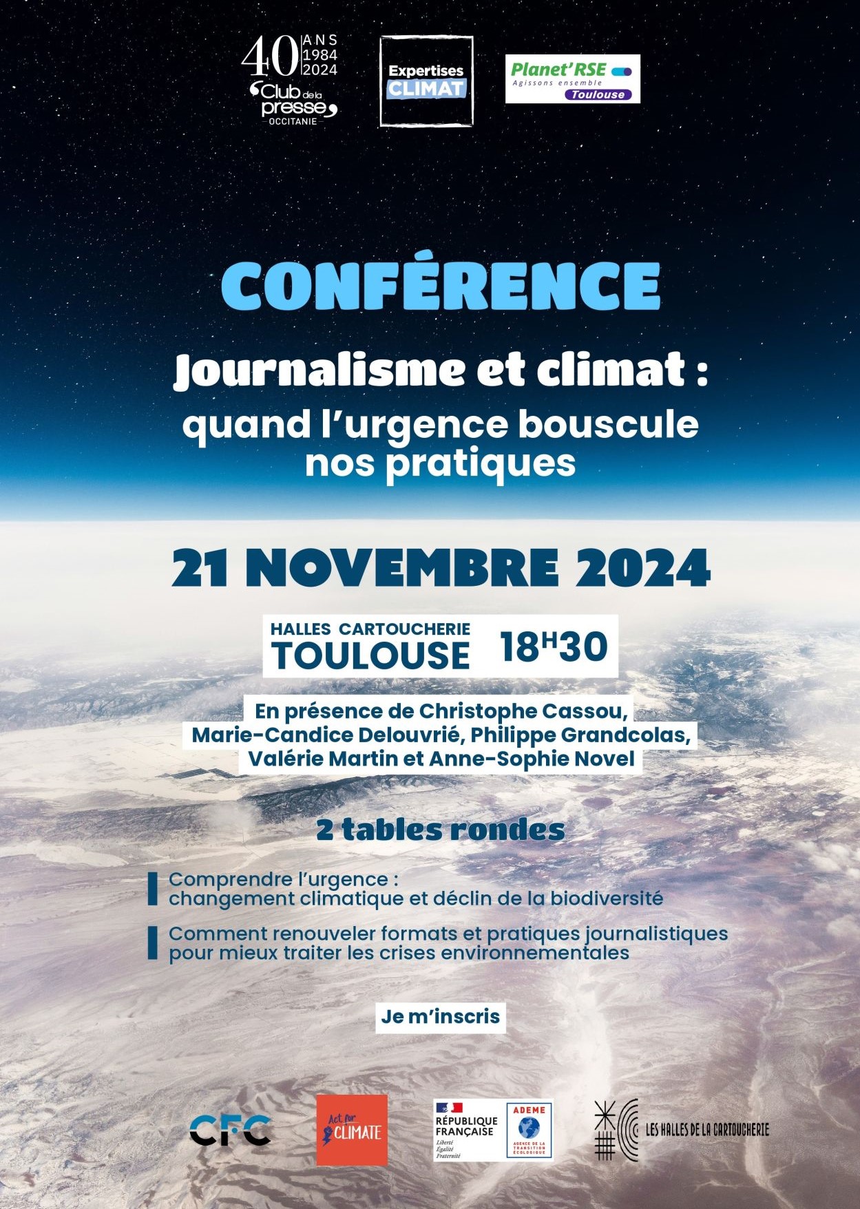 Conférence Journalisme et climat.