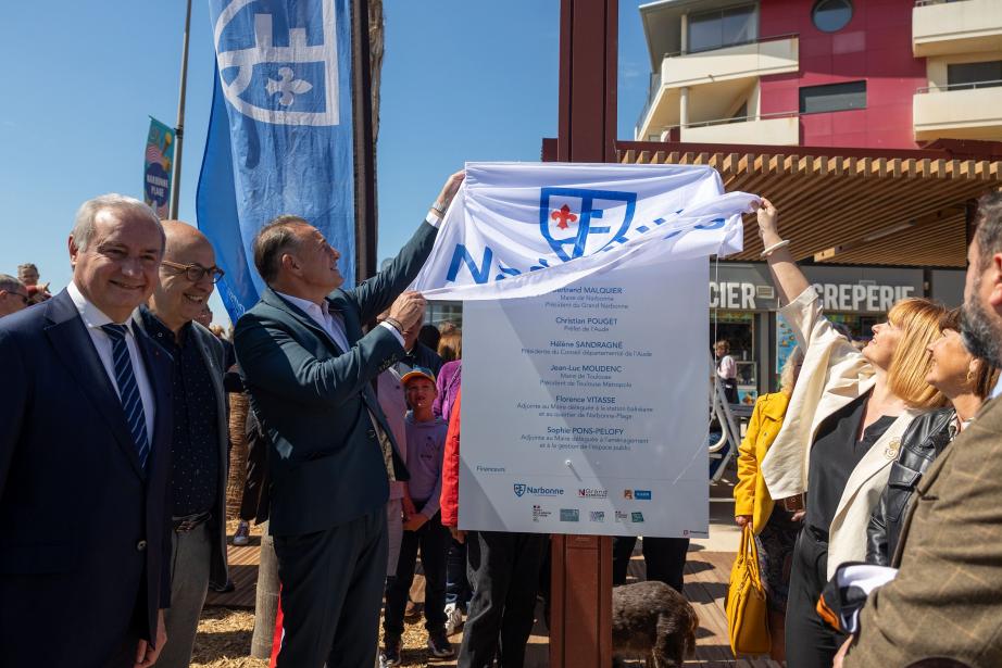 Les différents partenaires de cette opération sont la Ville de Narbonne, le Grand Narbonne, l’Etat dans le cadre du Plan Littoral 21 Méditerranée, l’Agence de l’eau et le Conseil départemental de l’Aude. (Photo : Ville de Narbonne / Bernard Delmas)