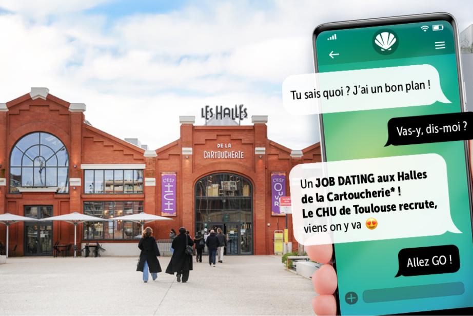 Le CHU de Toulouse organise un job dating en partenariat avec Indeed le jeudi 6 mars 2025, de 10h à 17h, à La Cabane des halles de la Cartoucherie.  (Photo CHU de Toulouse)