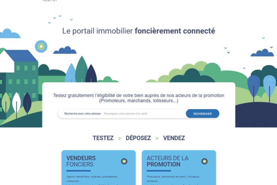 Avec son nouveau portail connecté, Liaisons Habitat intègre dans son API la remontée de flux d'offres foncières en temps réel, émanant de réseaux d'agences immobilières. (Photo : Liaisons Habitat)