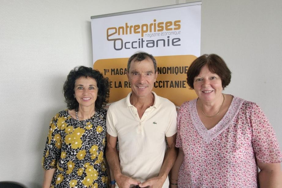 Emma Bao (à gauche), Jean-Luc Benedini (au milieu) et Sylvie Pomiès (à droite, toujours au journal) ont constitué l'équipe de choc d'Entreprises Midi-Pyrénées puis Entreprises Occitanie durant plus de 30 ans. (Photo : Dorian Alinaghi - Entreprises Occitanie)