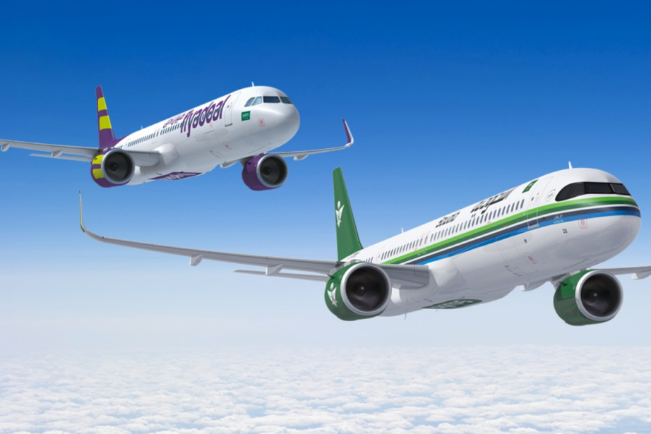 La compagnie aérienne Saudia Group a passé une commande de 195 avions A321neo au géant aéronautique européen Airbus. (Photo : Airbus)