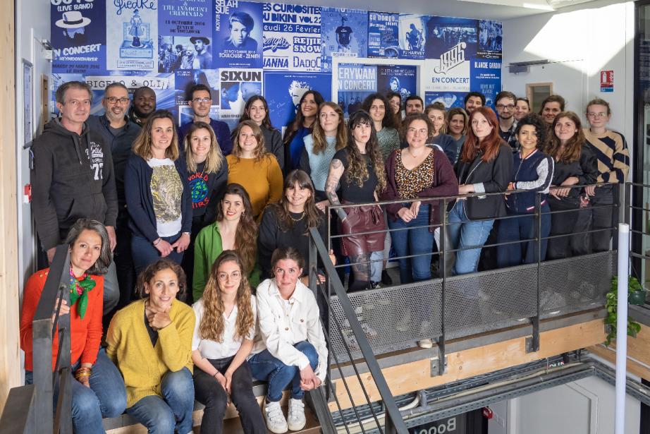 La fine équipe de Bleu Citron, à Toulouse. (Photo : Adélaïde Maisonabe/ Nuuk-photographies)