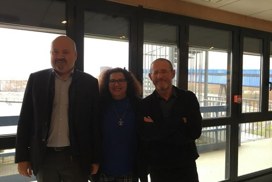 Jean-François Rezeau, Fabienne Amoureaux et Thierry Faba, à la commission RSE du Medef Haute-Garonne.